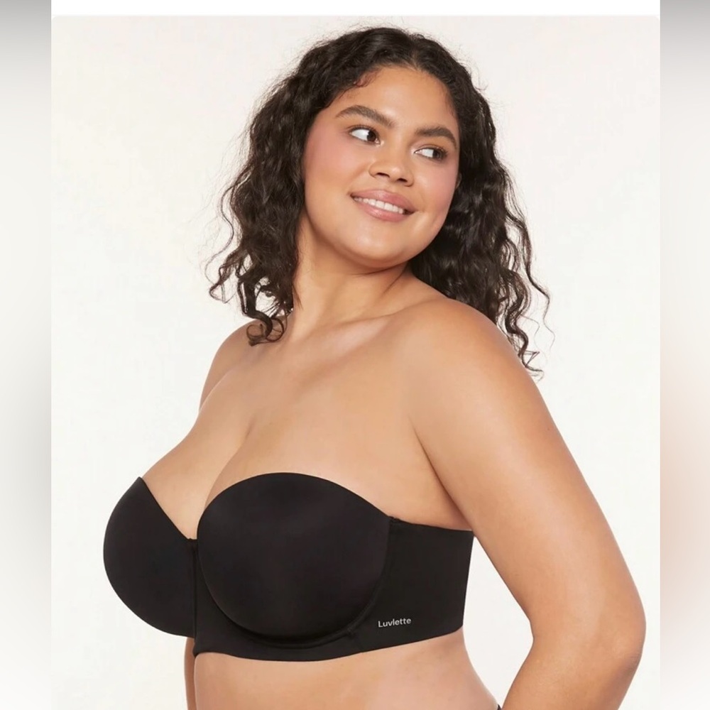 Luvlette Black Strapless Bra Size C40